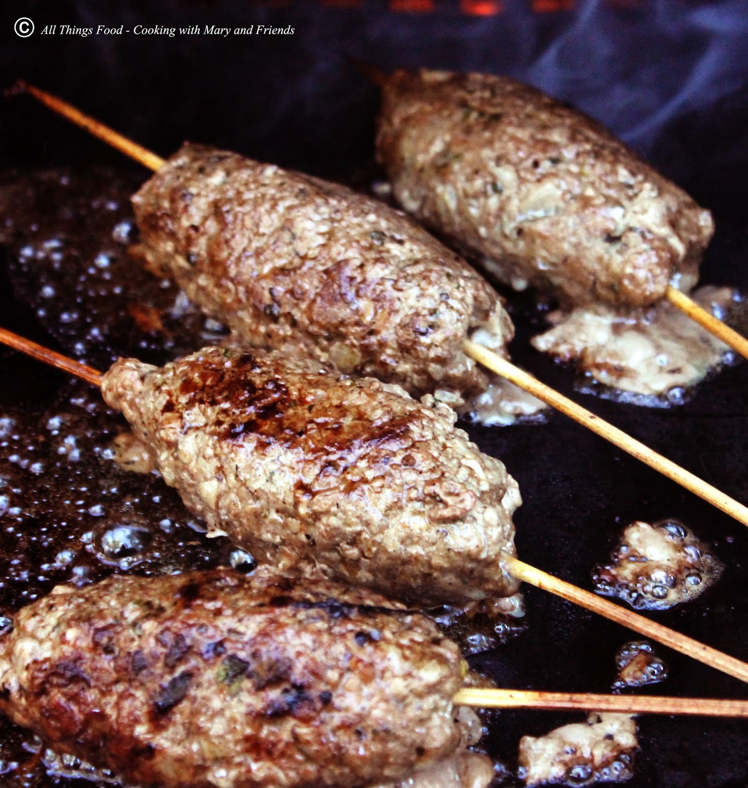 Cooking With Mary and Friends Grilled Lamb Kofta Kebabs