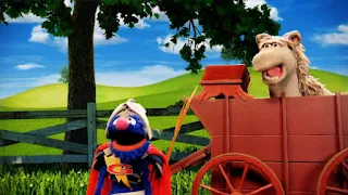 Super Grover 2.0 The Cart Before the Horse, Horse, chicken, pig, Sesame Street Episode 4313 The Very End of X season 43