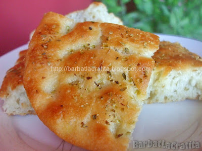 Focaccia cu oregano reteta