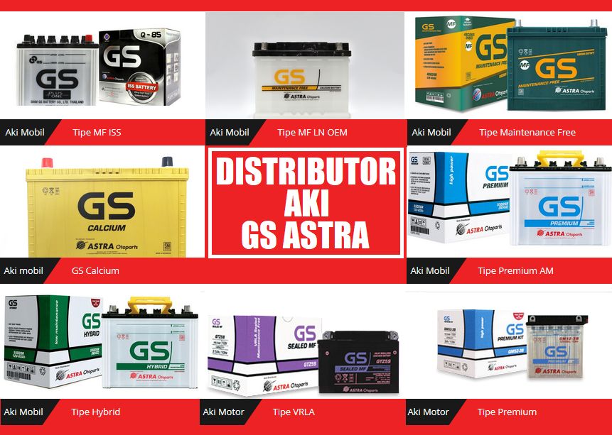 List Distributor Aki GS Astra seIndonesia Daftar Alamat Telepon