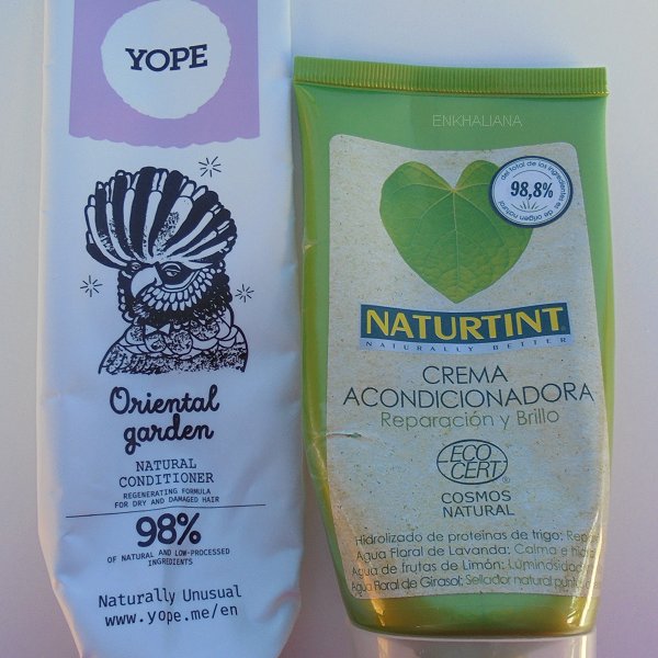 Naturtint Crema Acondicionador Reparación y Brillo / Yope Acondicionador Oriental Garden