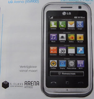 LG Arena KM900 Touch Phone