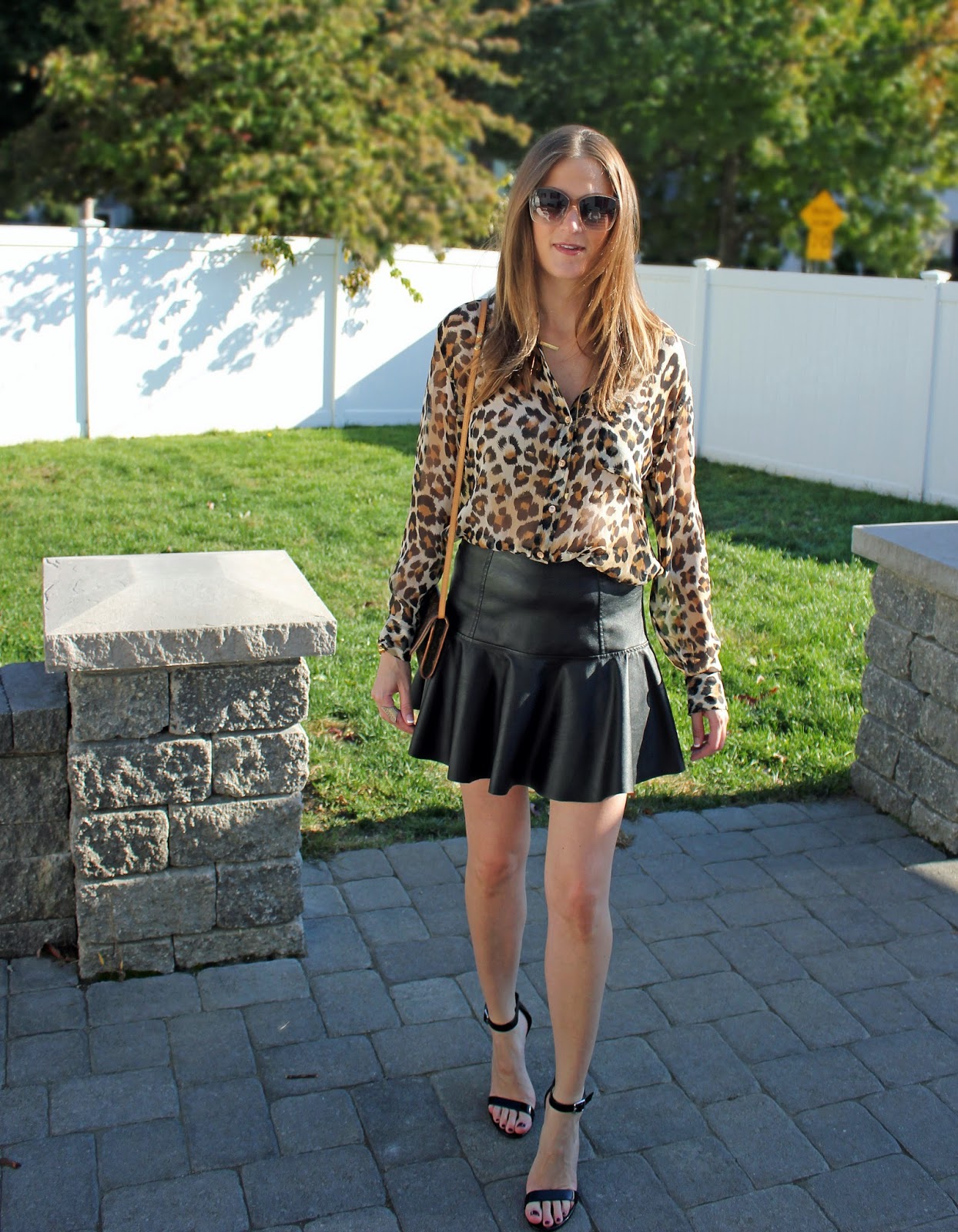 Leopard, Leather and a Sleeveless Sweater | Threads for Thomas