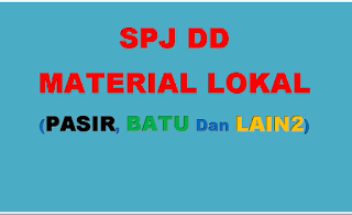 Contoh Format Spj Dd Dana Desa Material Lokal Material Kubikasi Batu Pasir Air Dll Munaz Bagus