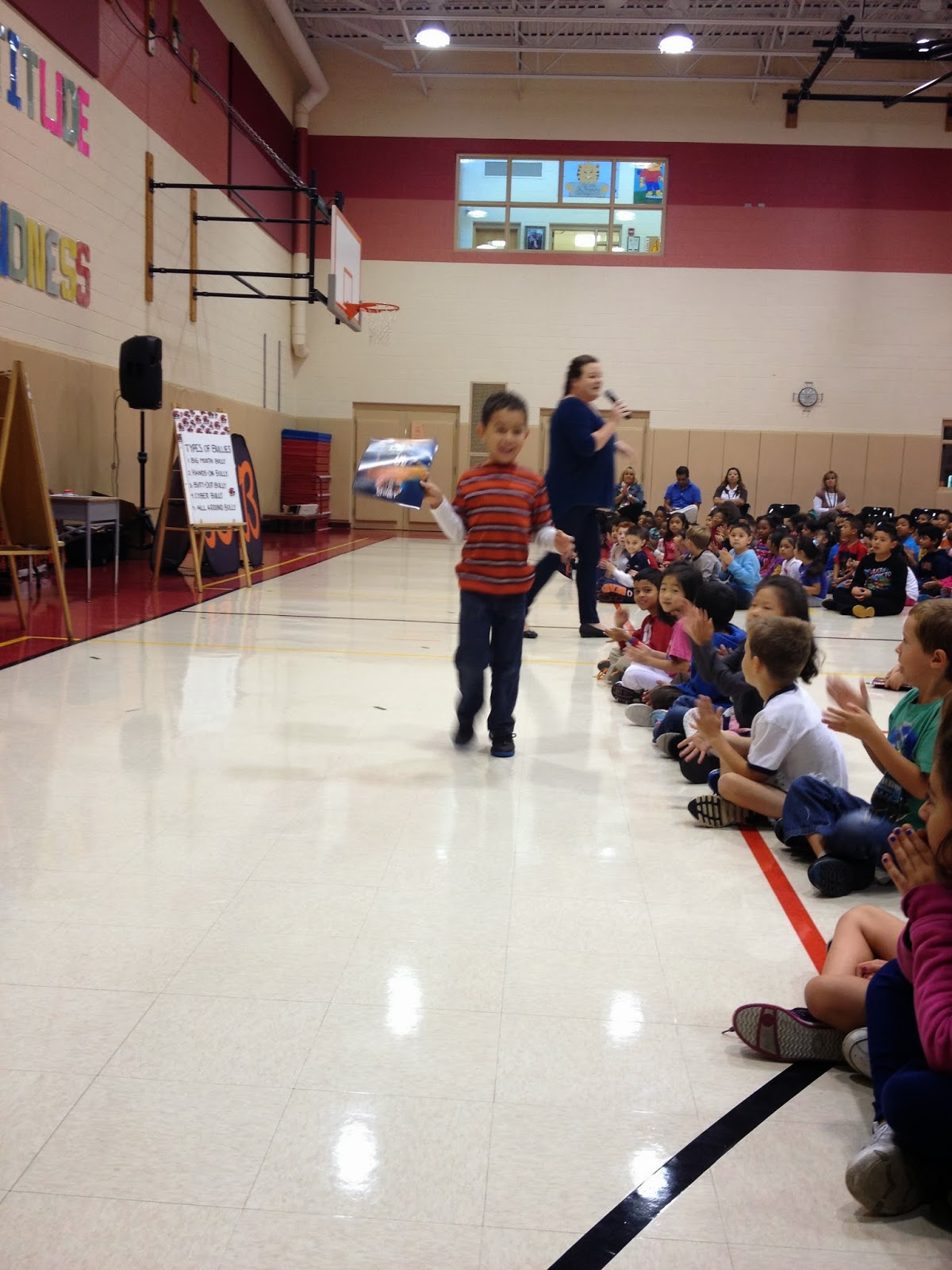 Mrs. Blake's Class Staley the Bear Came to Visit Timber Trails!