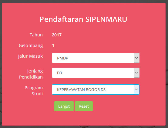 Penerimaan Mahasiswa Baru Jalur PMDP Politeknik Kesehatan