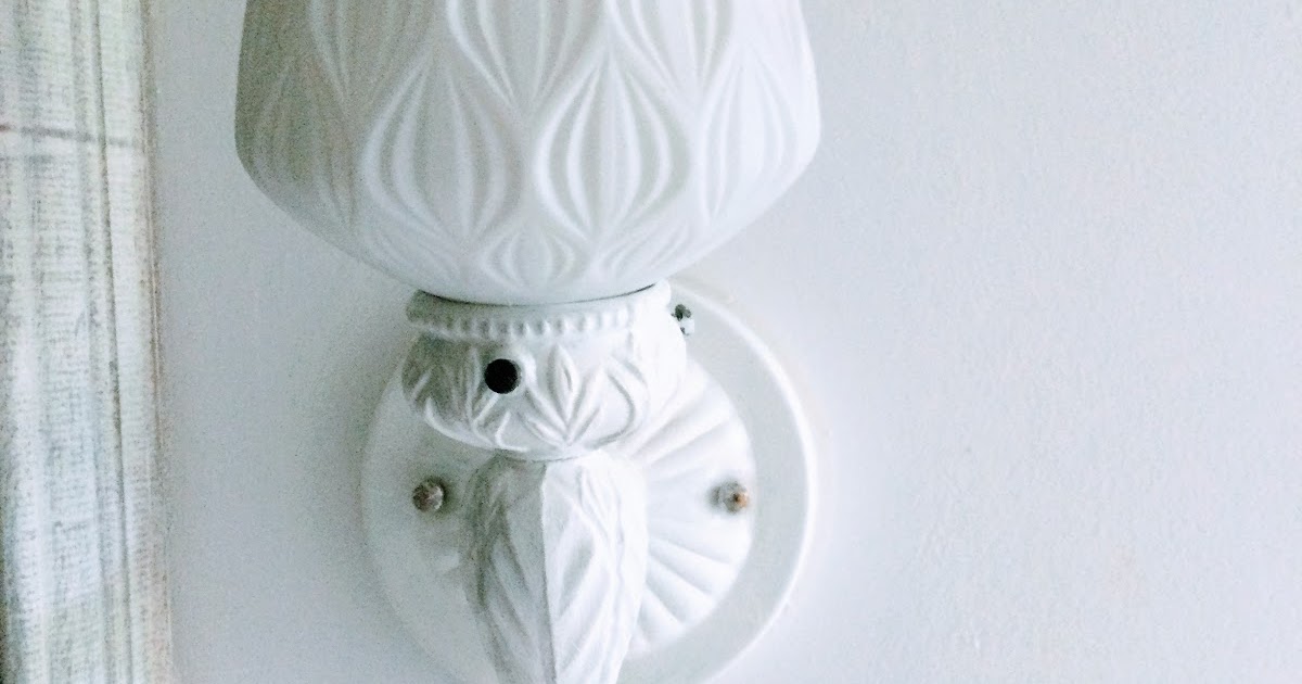 How to paint a light fixture without taking it down Vintage Style Gal