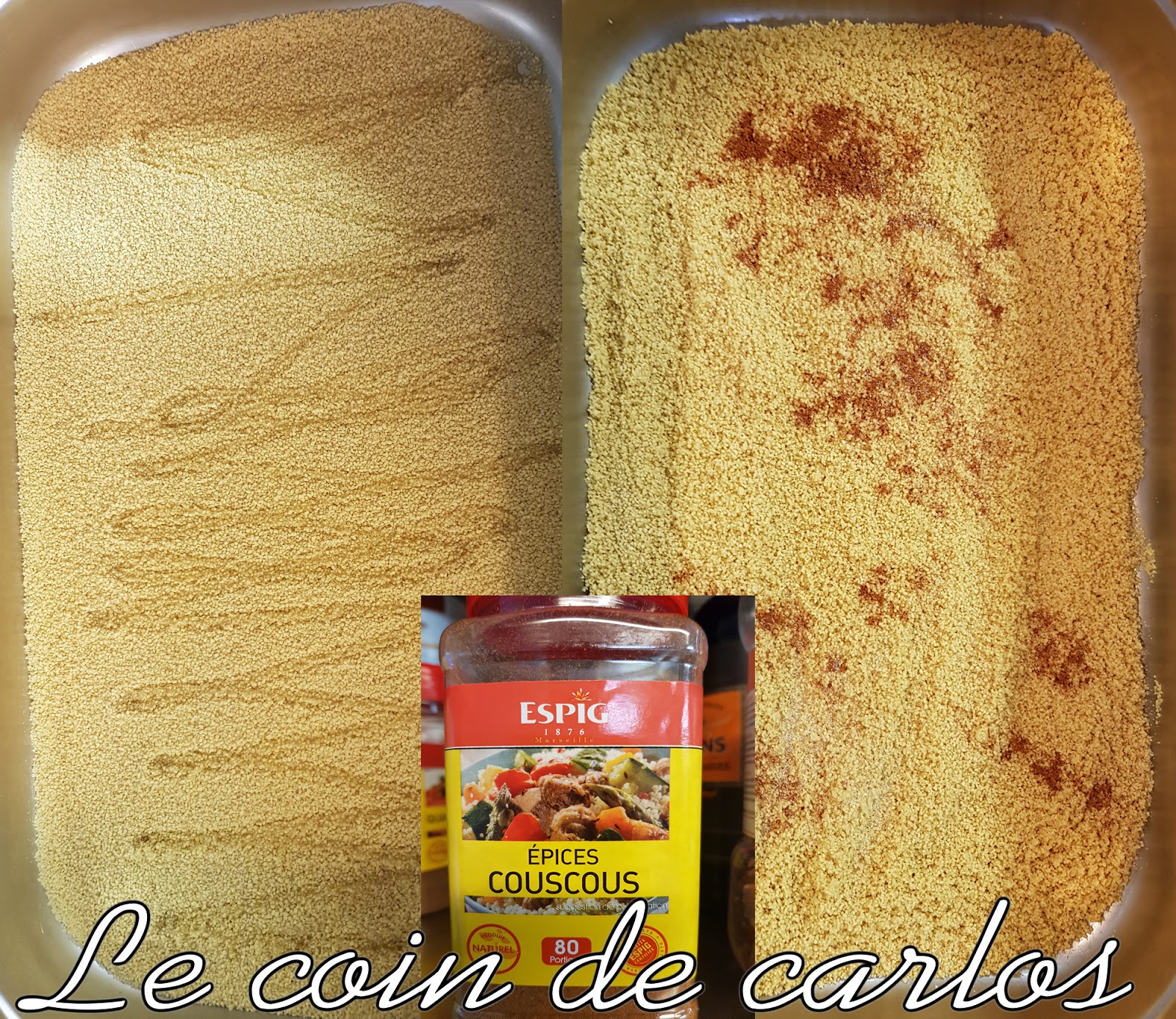 Le coin de Carlos Semoule couscous