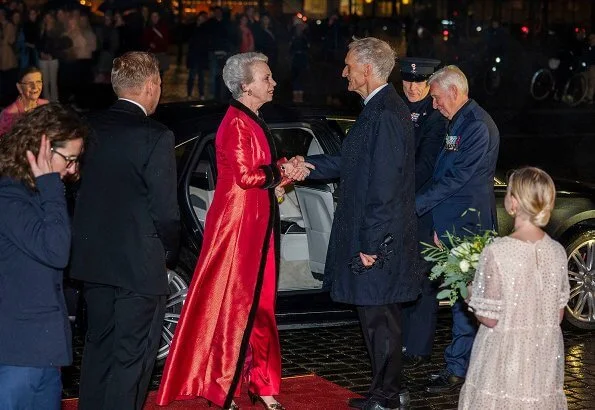Princess Benedikte of Denmark, Prime Minister Mette Frederiksen, Minister President Daniel Guenther and his wife Anke Guenther