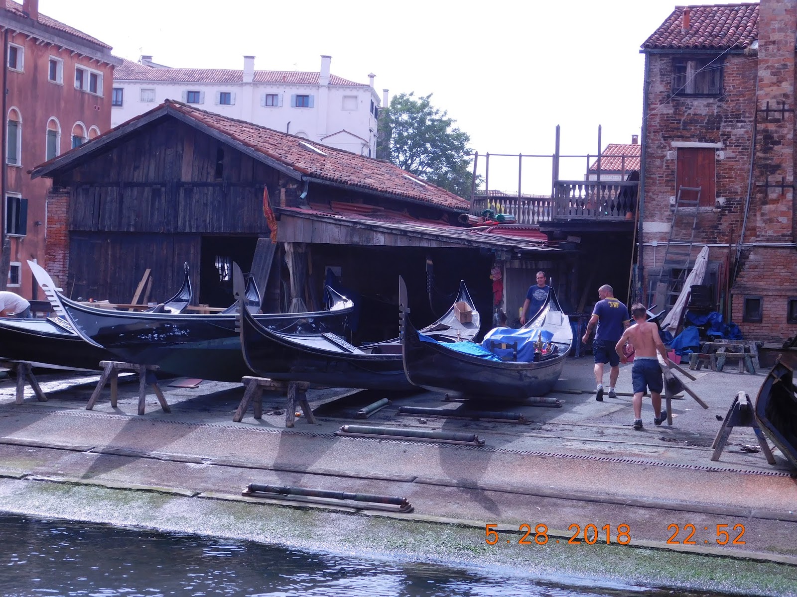 Home To Italy Venice What do gondoliers wear on their feet?