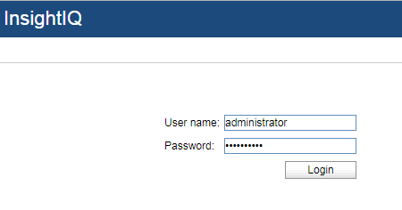 Infra World: InsightIQ : How to change the InsightIQ network Settings ...