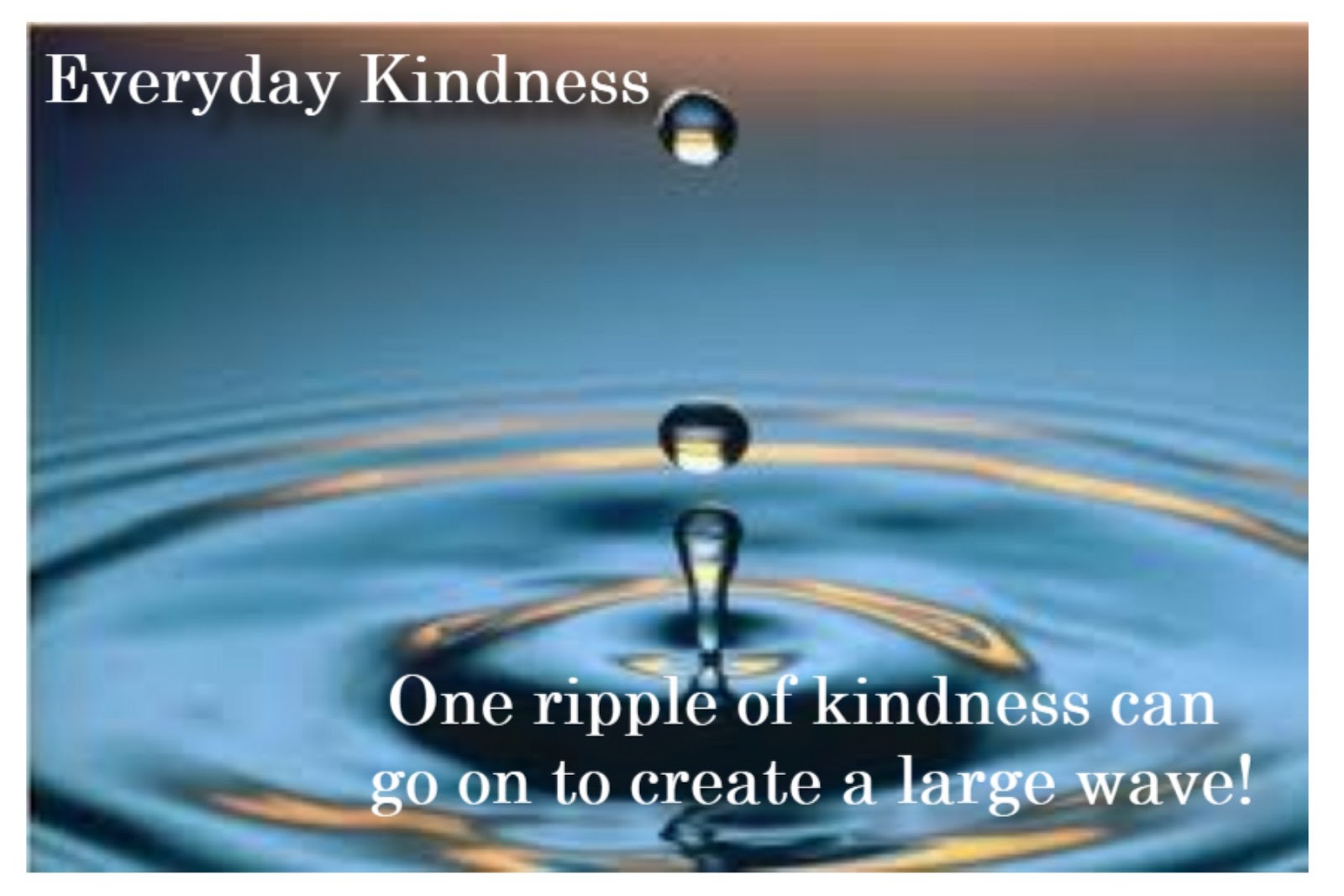 A Simple Act Of Kindness Creates An Endless Ripple The Seven Universal Laws For All Humanity: America, A Nation United In