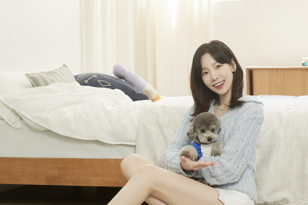 태연과 반려견 제로가 함께한