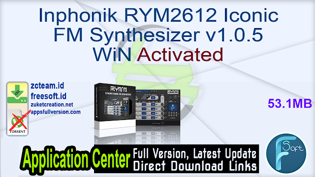 Inphonik RYM2612 Iconic FM Synthesizer v1.0.5 WiN Activated