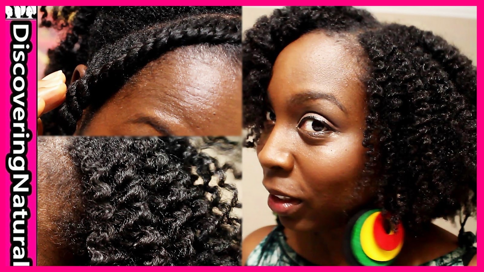 Discoveringnatural How To Flat Twist Out Natural Hair With A