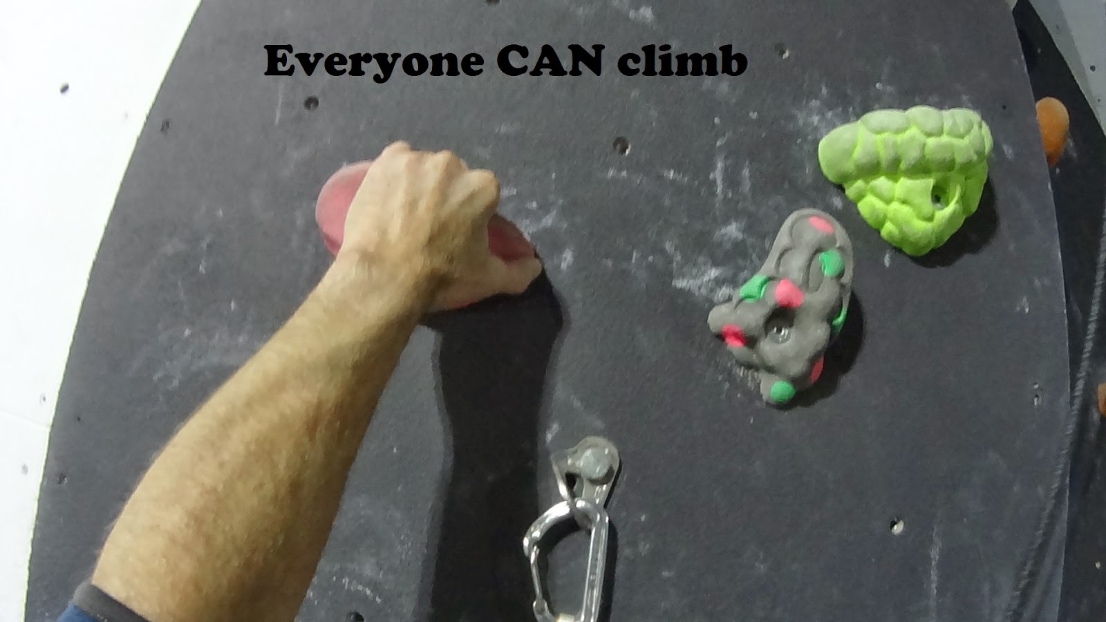 Colin's Climbing The Brighton and Hove Climbing Centre.