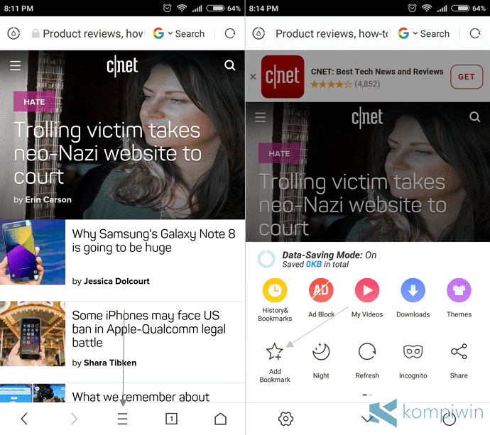 5 Cara Buat Shortcut Situs Web Di Home Screen Android