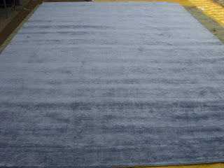 alfombra de seda de bambú