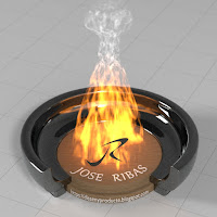 DissenyProducte : Proceso de Renderización con Blender Simulación Fuego