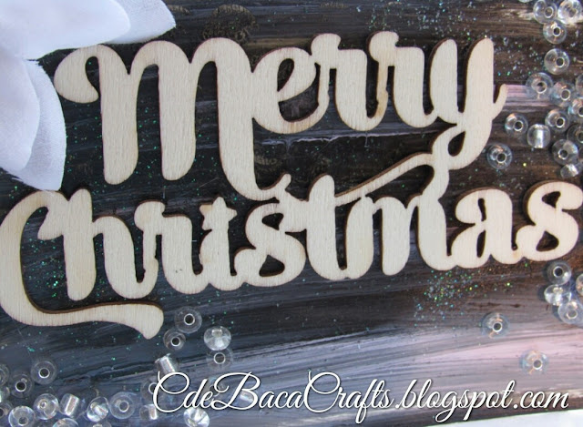 Handmade holiday Christmas card by CdeBaca Crafts.