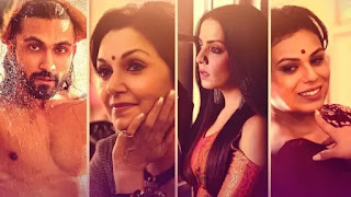 Seasons Greetings poster Celina Jaitly, lillete Dubey, Shree Ghatak and Azhar Khan in Seasons Greetings poster