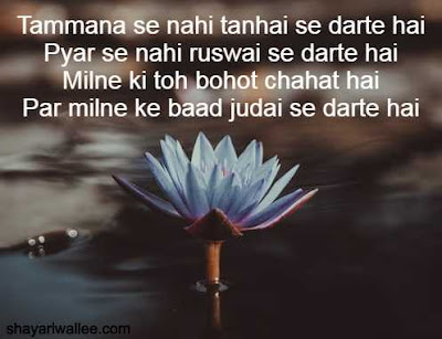 zindagi tanhai shayari