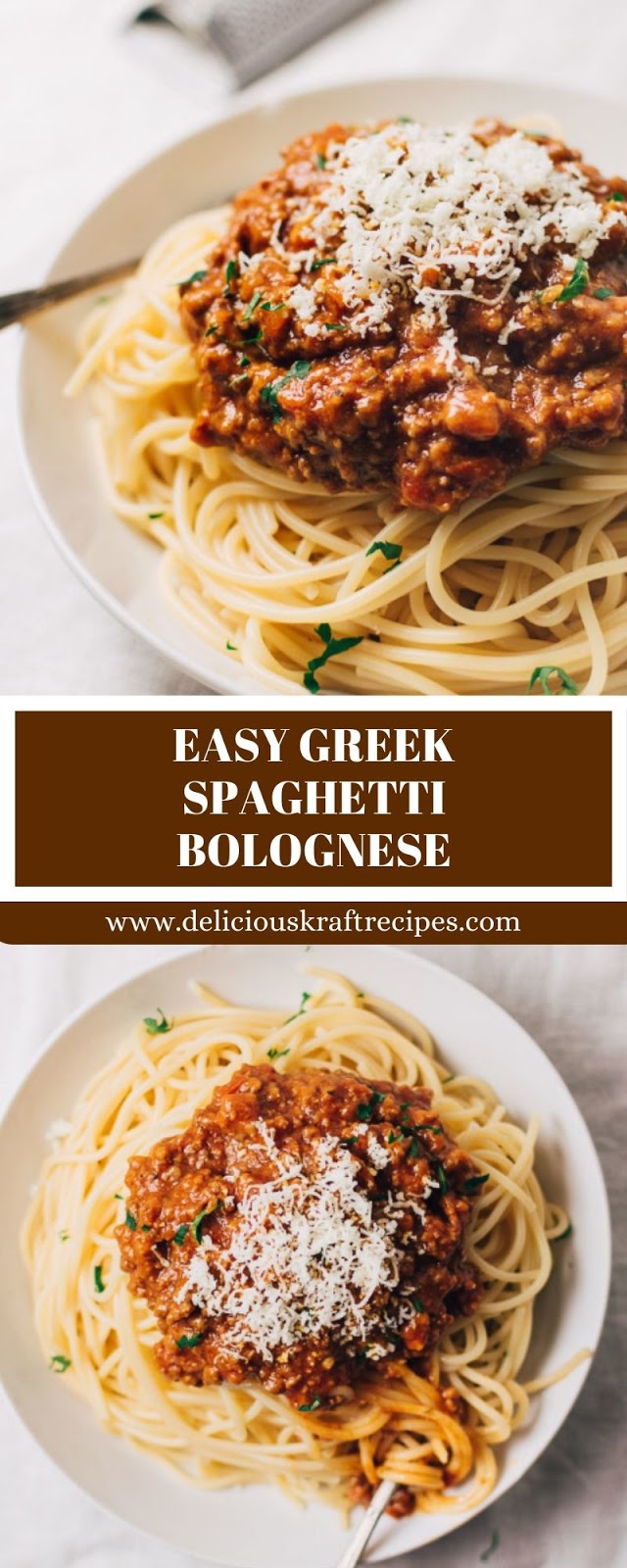 EASY GREEK SPAGHETTI BOLOGNESE EASY GREEK SPAGHETTI BOLOGNESE