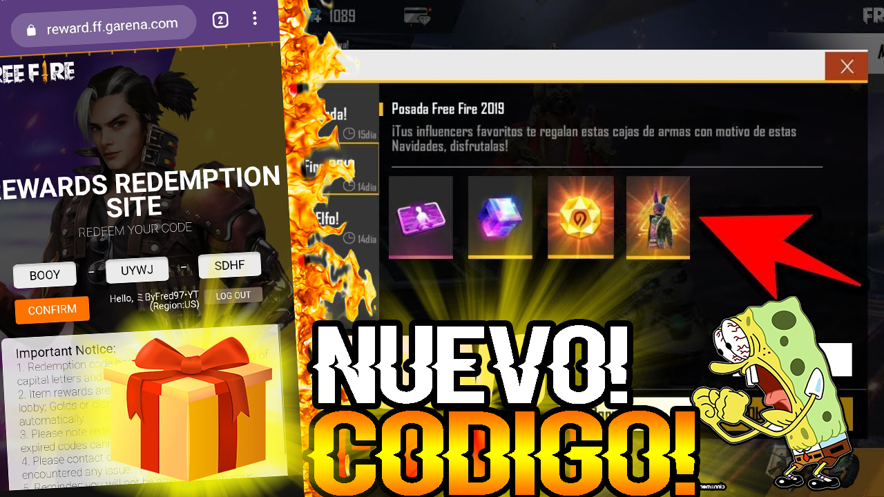 CODIGOS FREE FIRE 2020 - TRUCOS INFINITOS