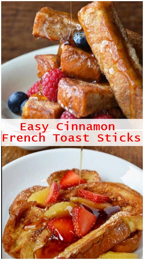 Easy Cinnamon French Toast Sticks assf