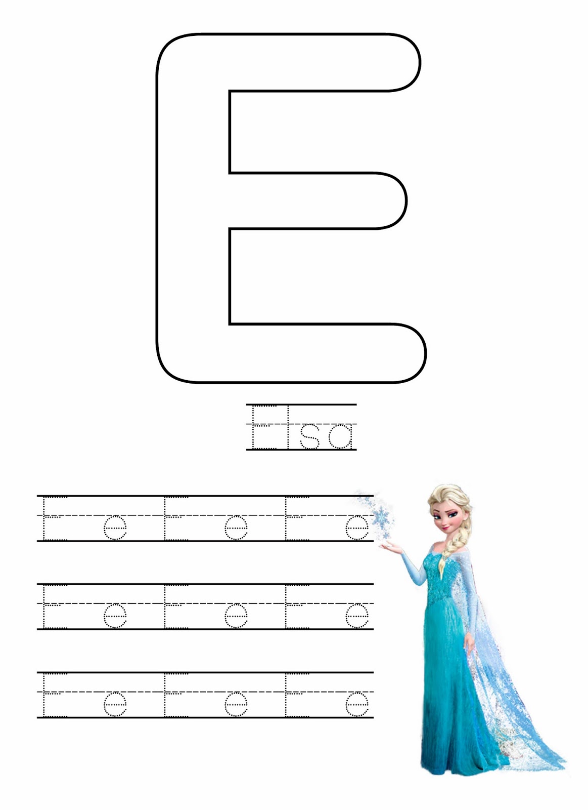 I Make I Share Free Frozen Writing Worksheets I Make I Share Free Frozen Writing Worksheets