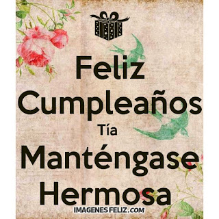 Feliz Cumpleaños Tia