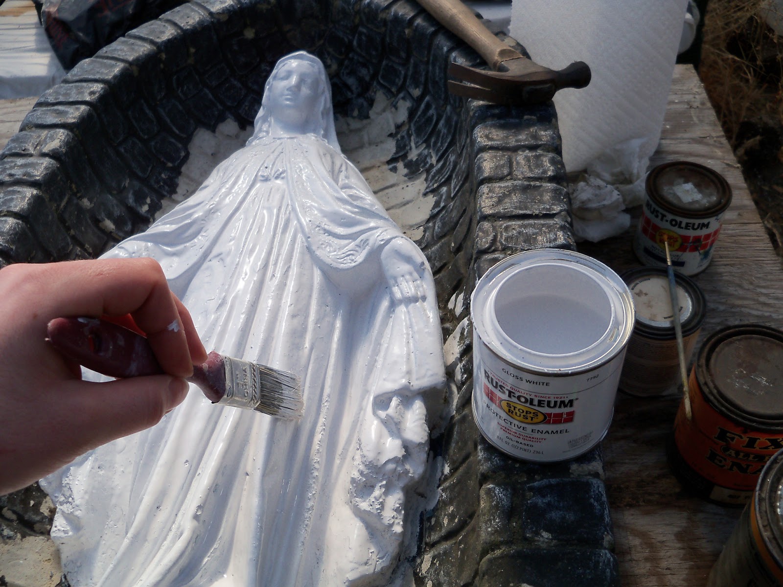 Gardening&Crafting with Bernadette Blessed Virgin Garden Outdoor