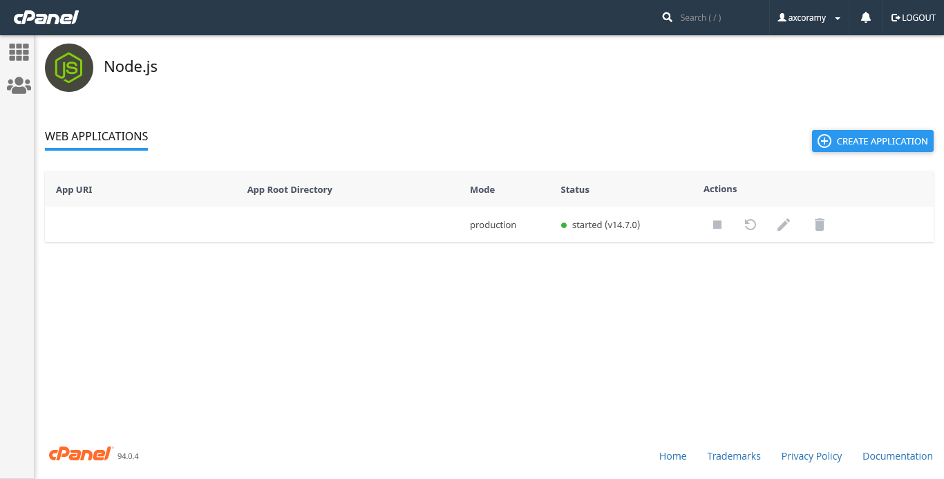 cara upload node js di cpanel shared hosting