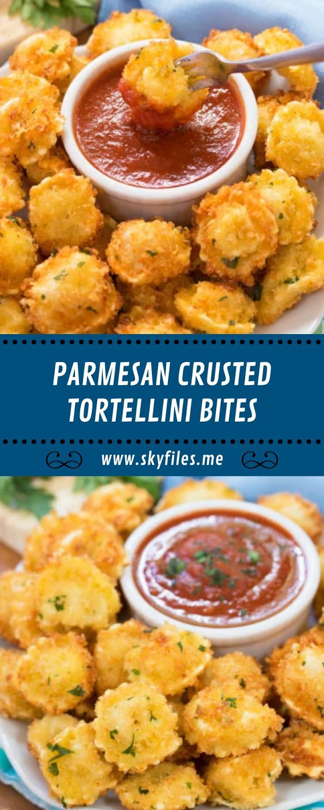 PARMESAN CRUSTED TORTELLINI BITES PARMESAN CRUSTED TORTELLINI BITES