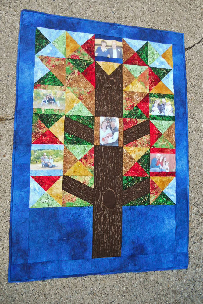Melia Mae Quilting Family Tree Quilt A Finish!