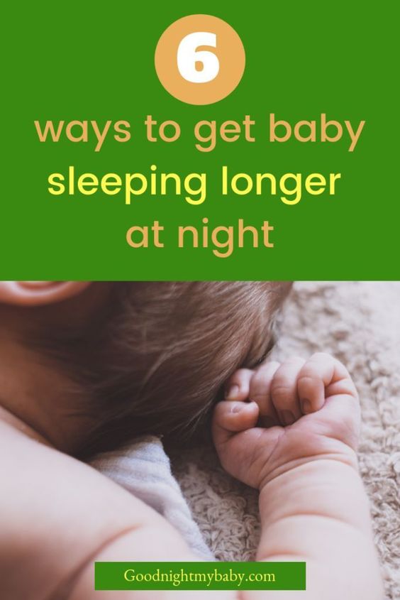 Baby Sleep Treatment How to make your baby sleep longer