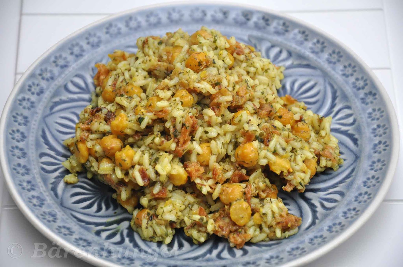 Basmati Reis mit Kichererbsen und Kräutern | Bärenhunger
