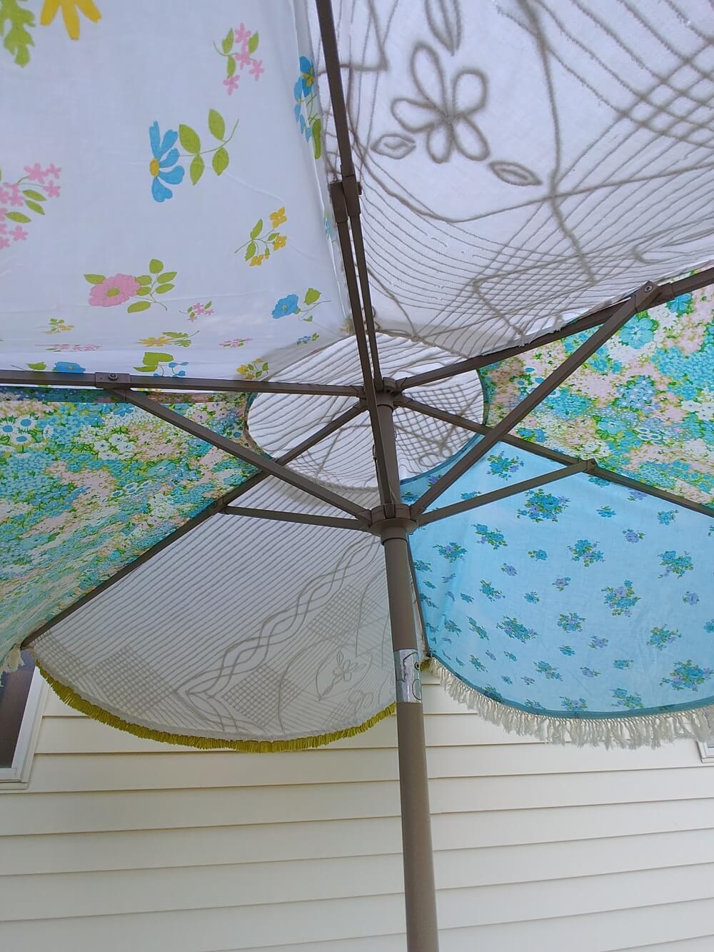 How to DIY a Patio Umbrella Cover Little Vintage Cottage