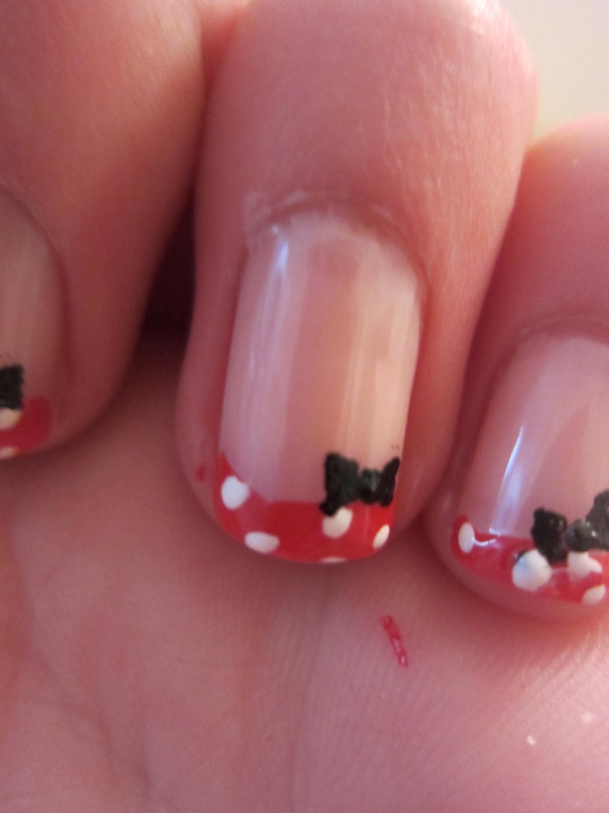 Bold, Bright, and Gorgeous: Minnie Mouse Nails Tutorial