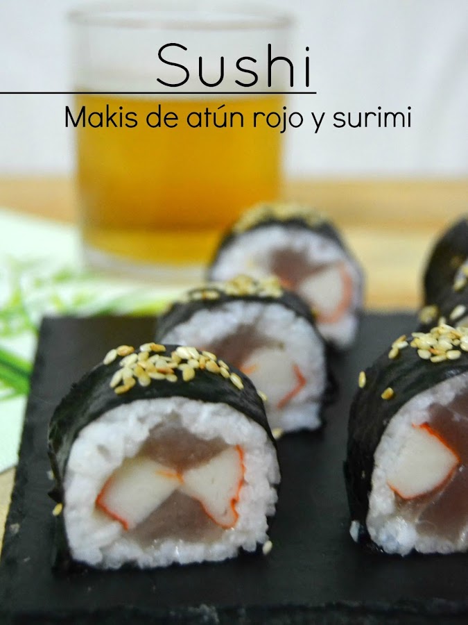 Cómo hacer sushi en casa: Makis de atún rojo y surimi