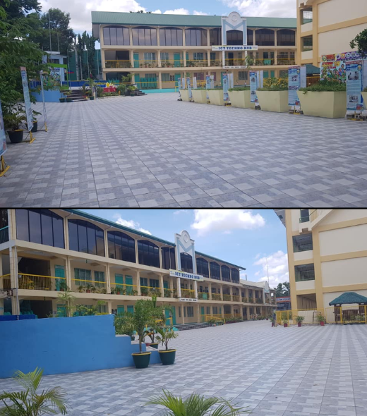 Netizens lauded Imus Cavite National High School campus covered with