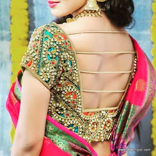 blouse back design