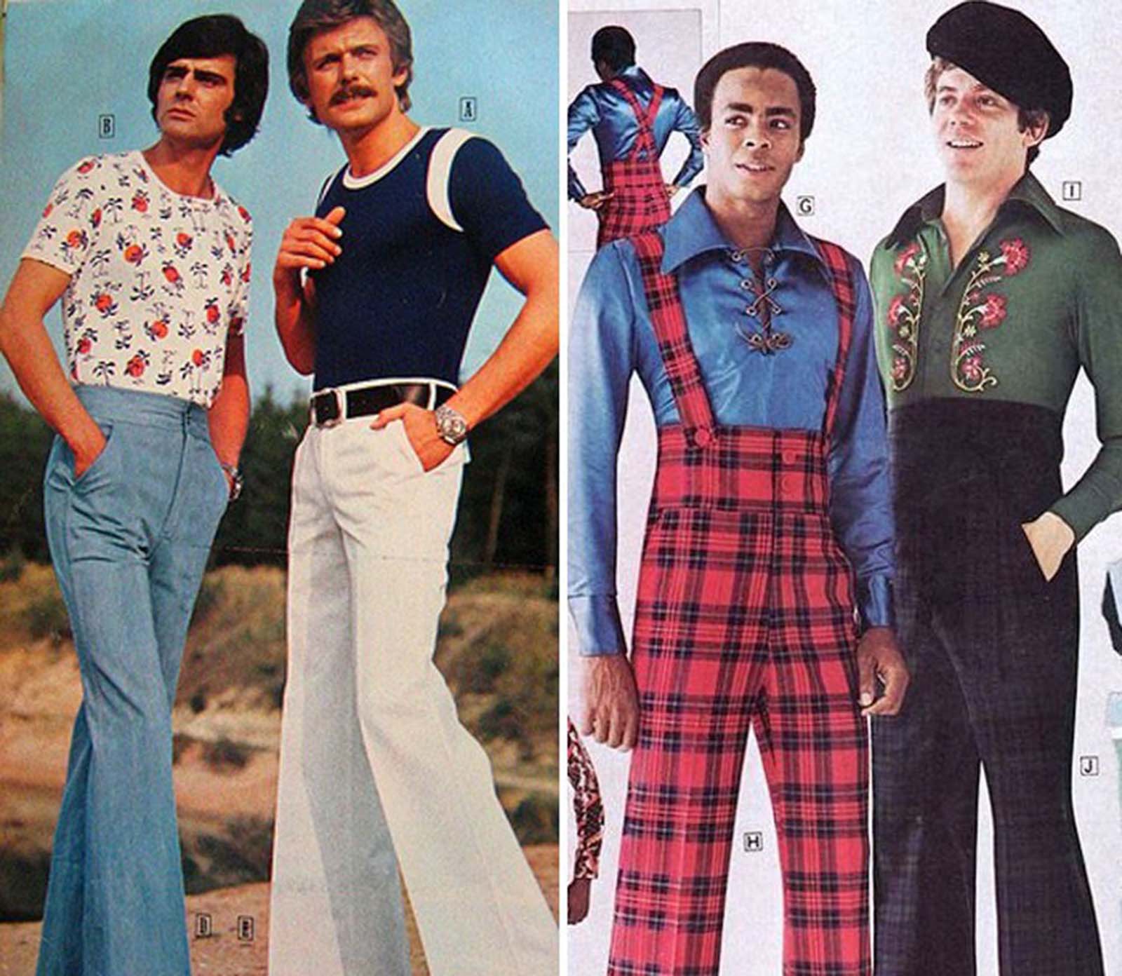 Vintage photos that show why the 1970s men’s fashion should never come ...
