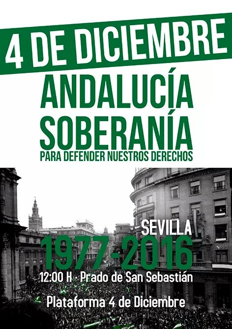 MANIFESTACIÓN 4D  EN SEVILLA