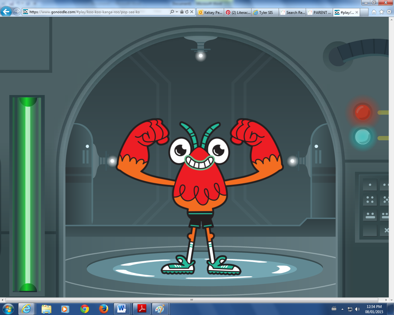 kinders exploring, creating, discovering, enjoying GoNoodle site