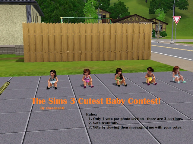Sims 3 Cutest Baby Contest