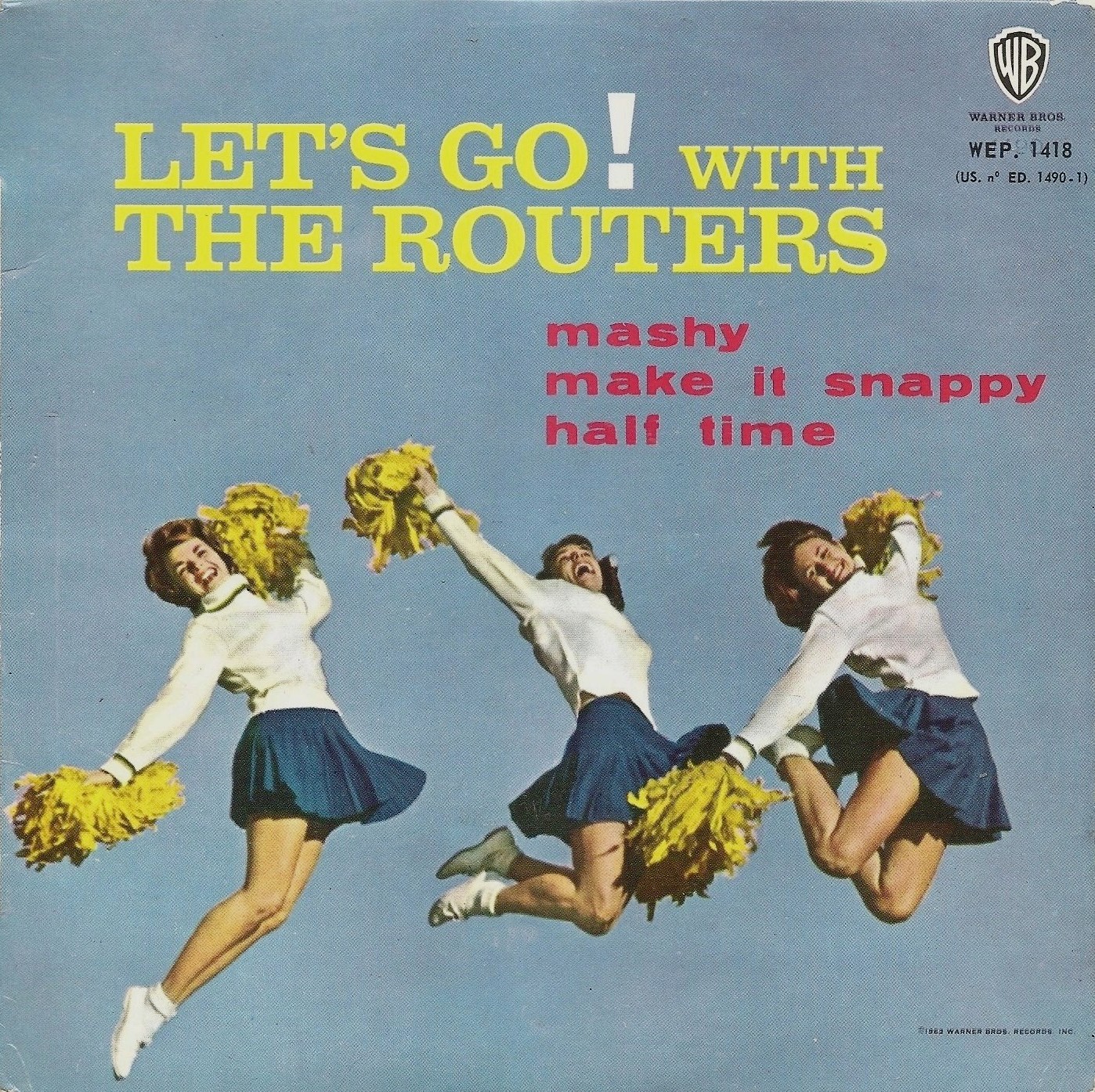 Les EPs français ROUTERS 1962 FRWARNER BROS 1418 Let's go (stereo)