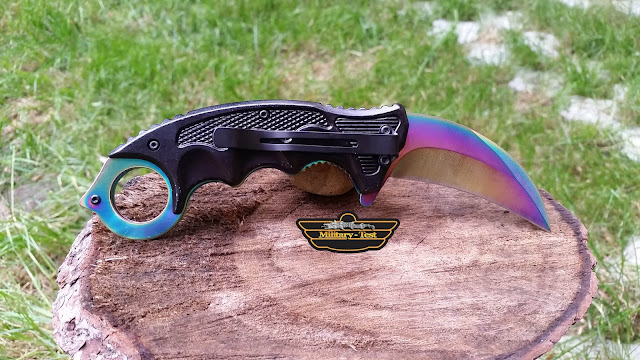 Karambit Smith & Wesson Curcubeu Rainbow