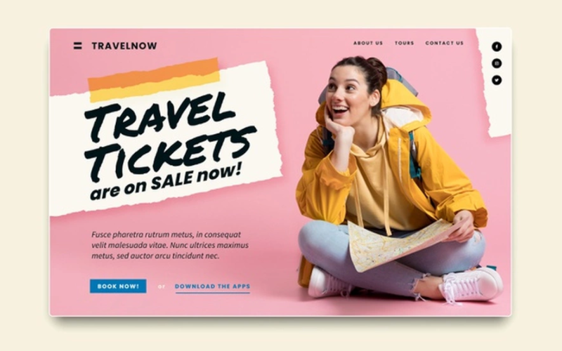 You can use landing pages to sell events tickets
