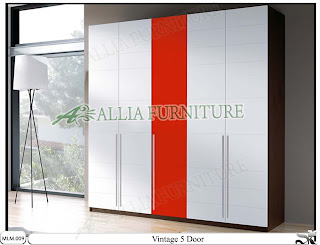 Lemari Pakaian Minimalis Modern 5 Pintu Vintage Lemari Pakaian Minimalis Modern 5 Pintu Vintage